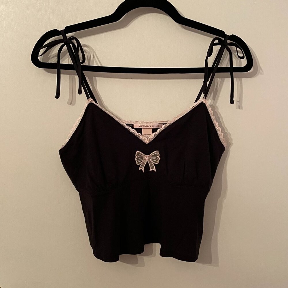 NEW! Victoria's Secret Modal Soft Bow Lace Trim Cami